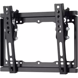 Soporte TM LCD DS TMSLC 128XS 17\"-42\" de acero negro con diseño robusto y ajustable para montaje en pared.
