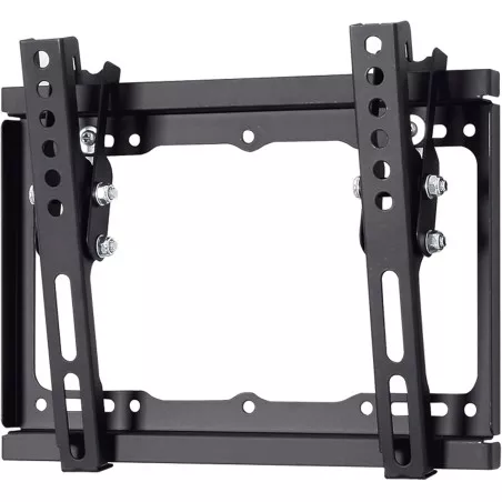 Soporte TM LCD DS TMSLC 128XS 17\"-42\" de acero negro con diseño robusto y ajustable para montaje en pared.