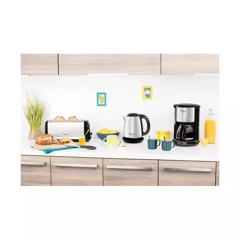 TOSTADOR MOULINEX ACCES. LS260800 MX INOX de acero inoxidable con acabado pulido y diseño compacto ideal para cocinas modernas