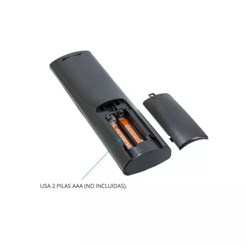 MANDO TV L.G. CTVLG03 remoto negro con diseño ergonómico y compartimento para 2 pilas AAA