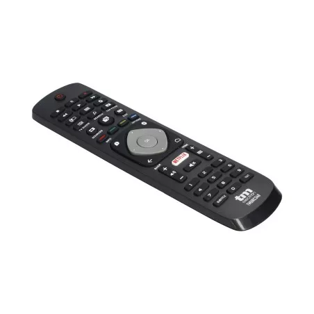 MANDO A DISTANCIA TM TMURC340 PHILIPS negro con botones de acceso rápido, diseño ergonómico y funcional.