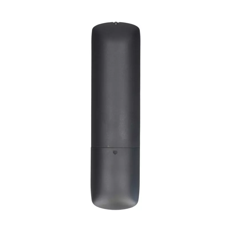 Mando a distancia TM TMURC340 Philips en color negro con diseño ergonómico y botones funcionales.