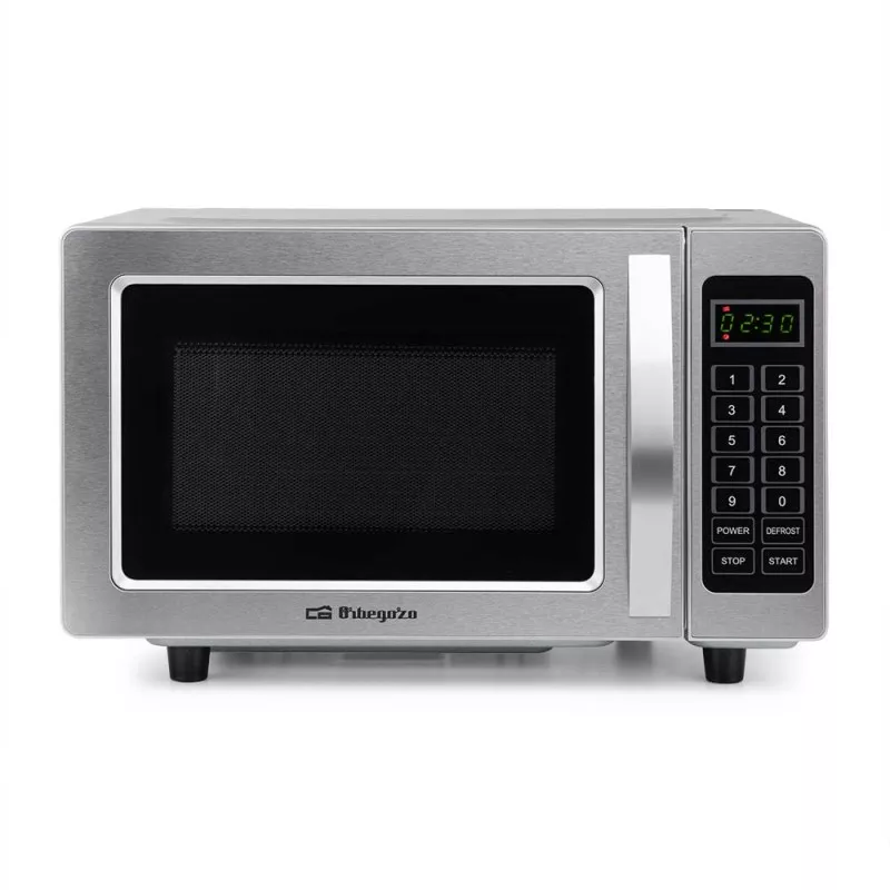 MICROONDAS ORBEG MI 2580PR INOX PROF SIN PLATO de acero inoxidable con diseño compacto y panel táctil digital