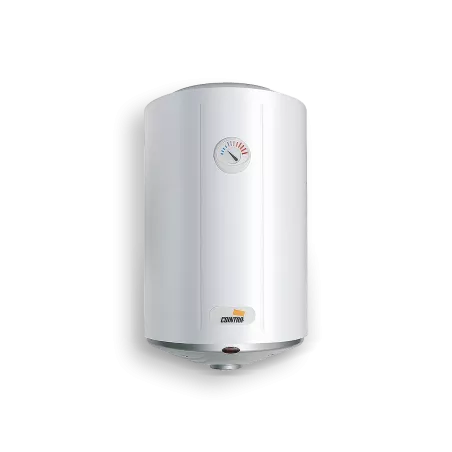 Termo eléctrico Cointra TNC Plus 80 H 76 L de color blanco, diseño compacto y adecuado para instalación vertical.