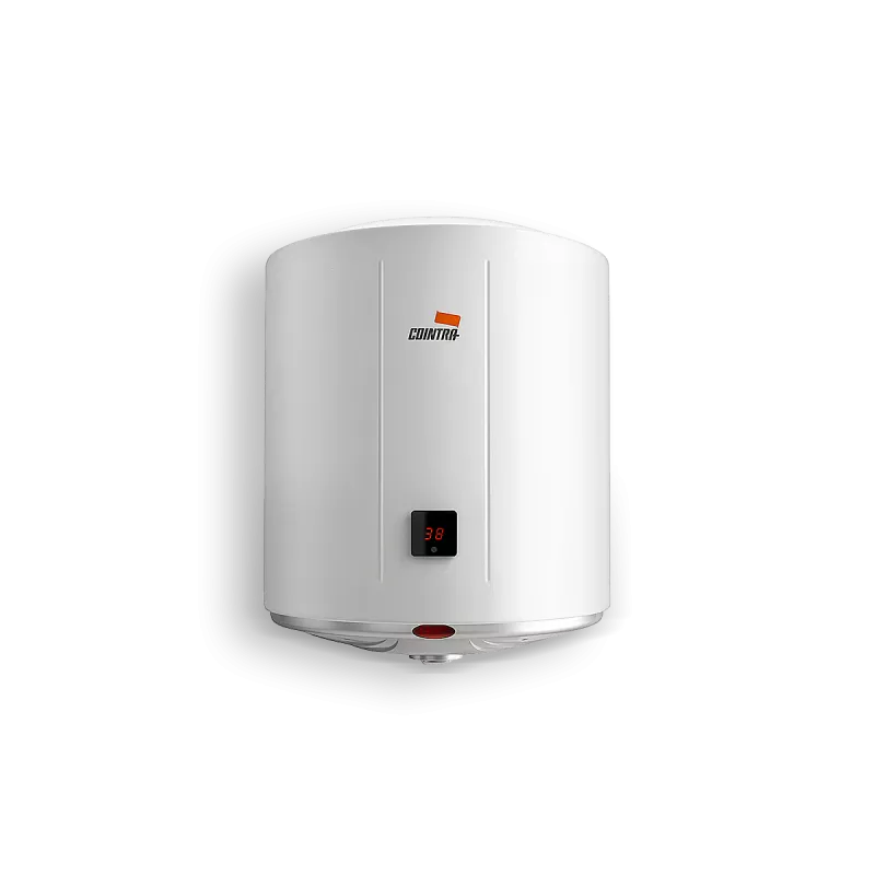 Termo eléctrico Cointra TBL Plus 50 47,5 L, diseño compacto, color blanco, con pantalla de temperatura y fácil instalación.