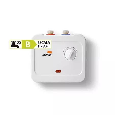 Calentador instantáneo Cointra Mini Kamp 5 5 kW blanco con diseño compacto y sencillo, ideal para espacios reducidos