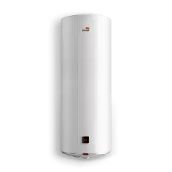 TERMO COINTRA TBL PLUS 150 de color blanco, diseño cilíndrico y acabado en metal, ideal para agua caliente.