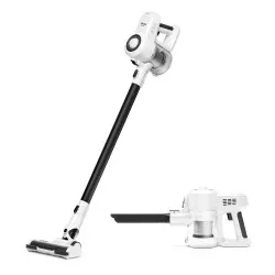 Aspirador escoba sin cable Ufesa Ártica 22,2 V blanco con diseño ergonómico y potencia adecuada para limpieza profunda