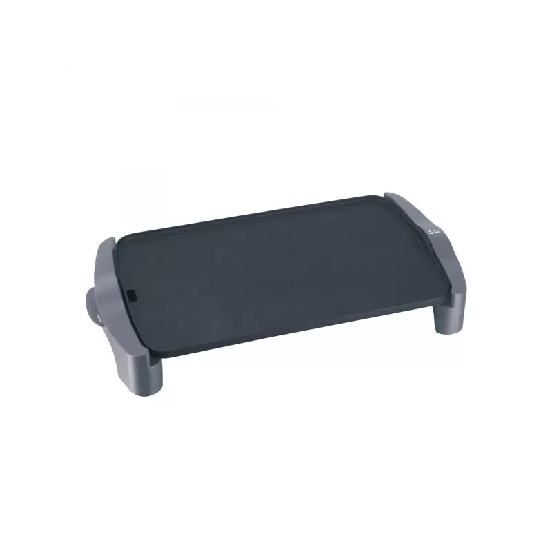 Barbacoa JATA GR555A 46*28 2.500W con superficie antiadherente y acabado en color negro.