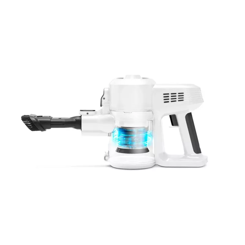 Aspirador escoba sin cable Ufesa Ártica 22,2 V blanco con diseño ergonómico y depósito transparente de fácil vaciado