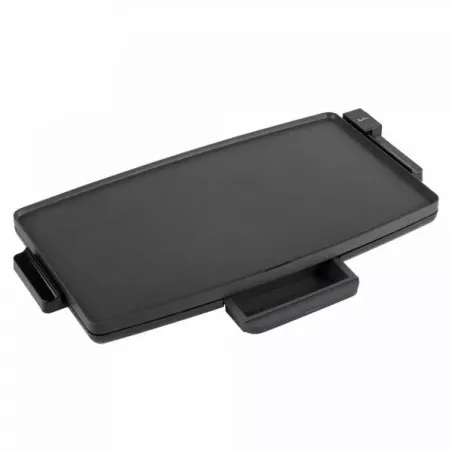 Plancha Jata JEGR1603 XXL 60 x 35 cm 2400 W de color negro, diseño antiadherente y asas para fácil manejo