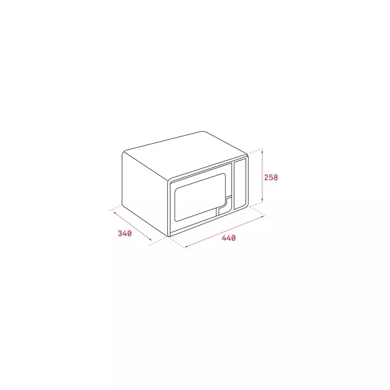 MICROONDAS TEKA MWE 225G INOX diseño compacto en acero inoxidable ideal para cocinas modernas