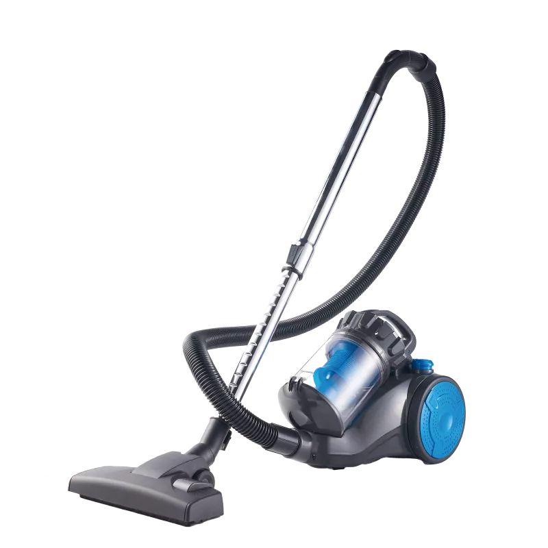 Aspirador Nevir NVR-5127A azul 800 W con depósito de 2 L y diseño compacto para fácil manejo.