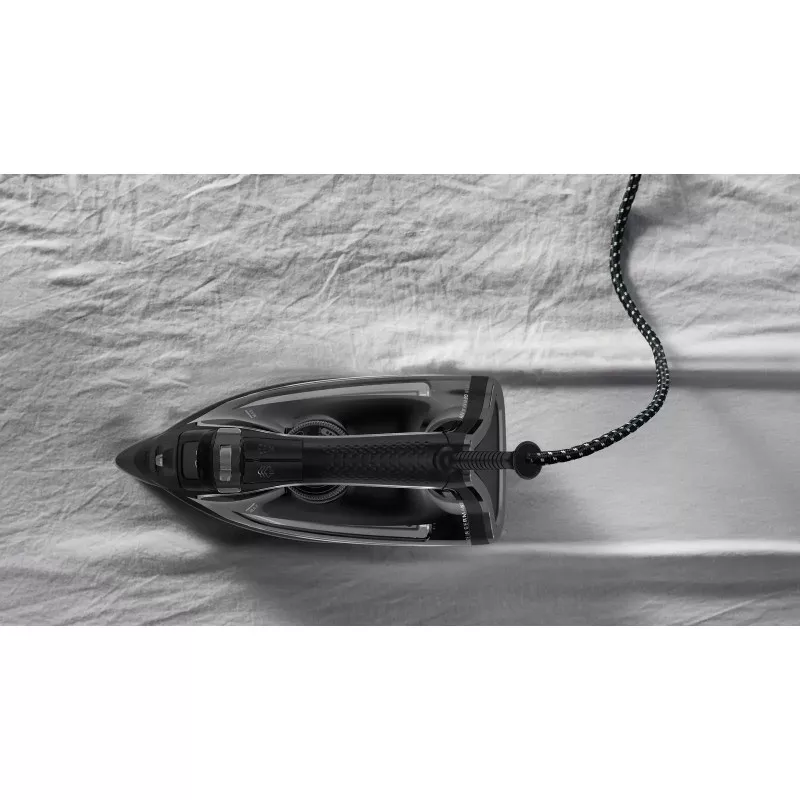 PLANCHA ROWENTA DW8206D1 2800W de color negro con diseño ergonómico y suela de acero inoxidable para un planchado eficiente