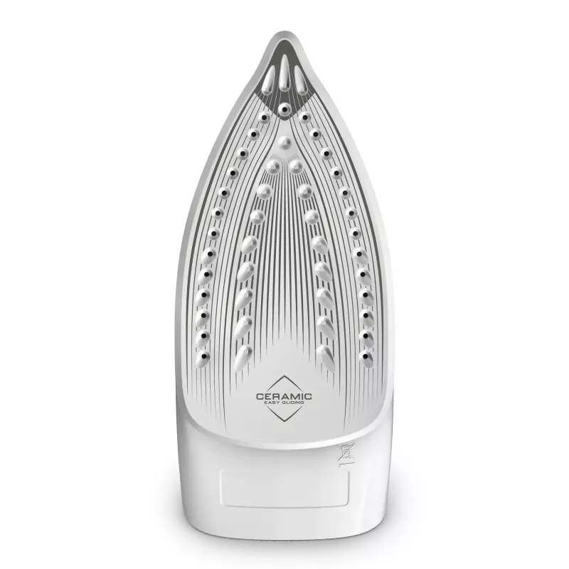 Plancha Tefal Virtuo 30 FV2C41E0 2000W blanca con suela antiadherente y sistema de vapor eficiente