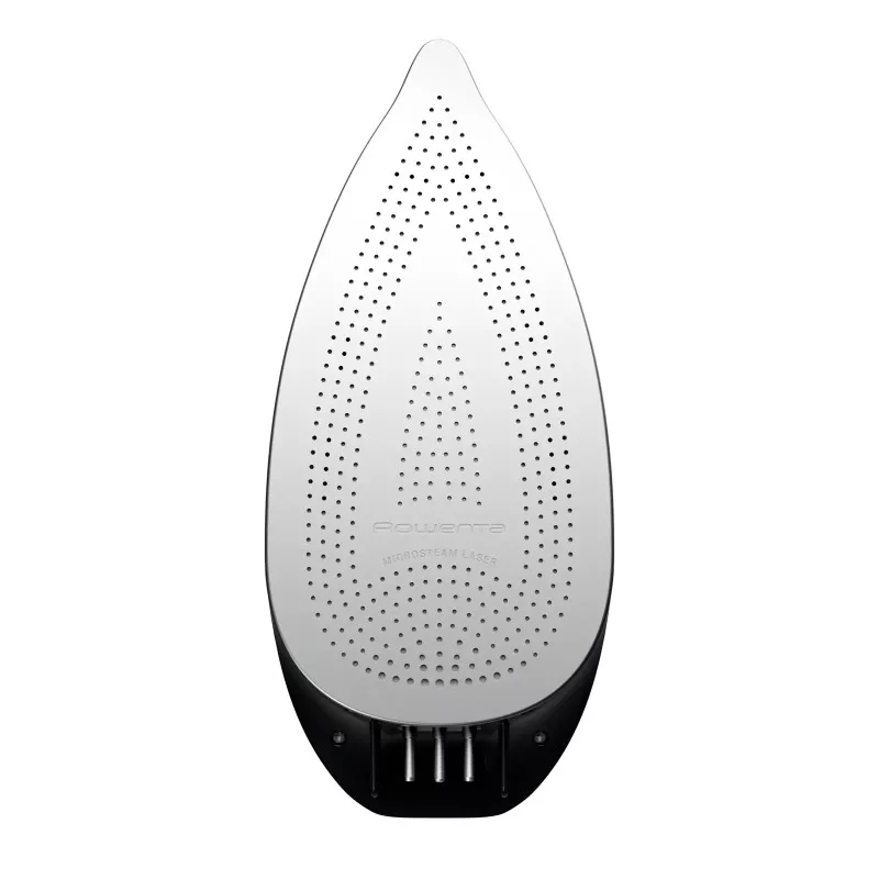 PLANCHA ROWENTA FREE MOVE DE6725D1 con suela de acero inoxidable y diseño ergonómico, color negro y acabados de alta calidad.