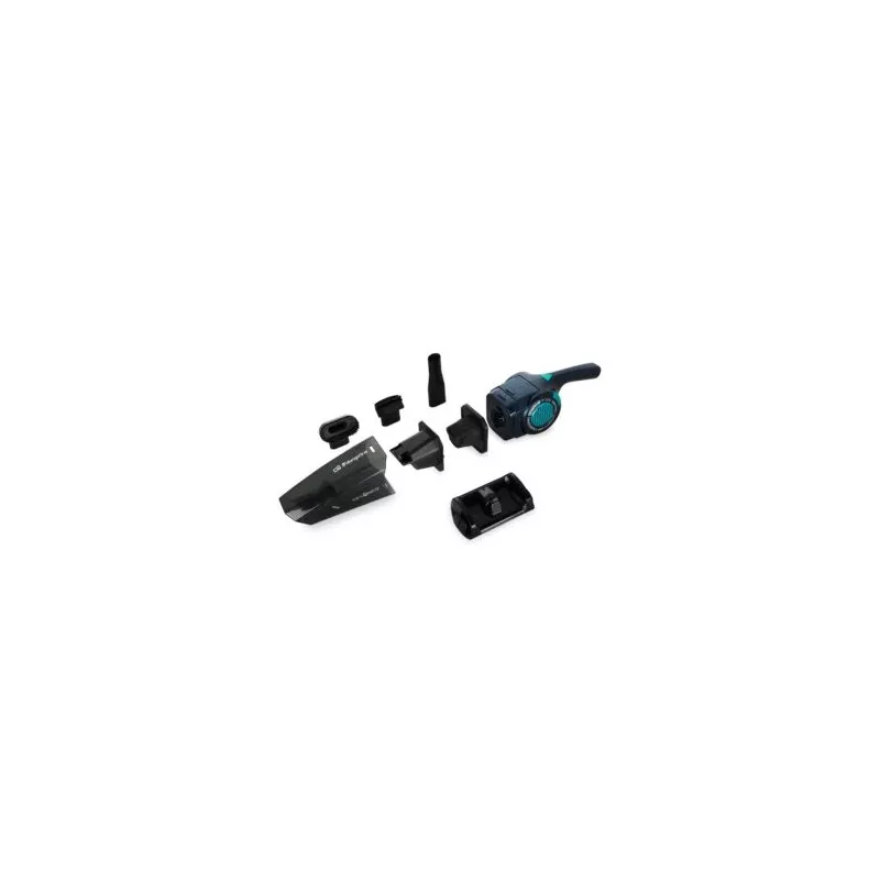 Aspirador de mano Orbegozo AP 1500 – 7,4 V litio negro y azul con múltiples accesorios y diseño compacto