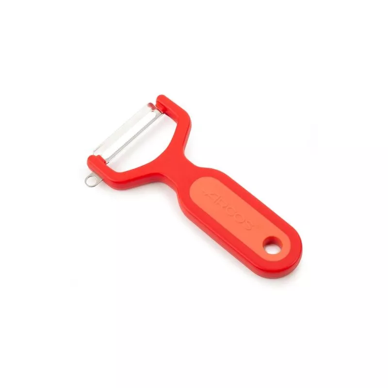 Pelador de tomate Arcos 607420 rojo dentado 132 mm con mango ergonómico y cuchilla de acero inoxidable.