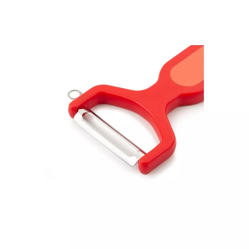 Pelador de tomate Arcos 607420 rojo dentado de 132 mm con mango ergonómico y cuchilla de acero inoxidable