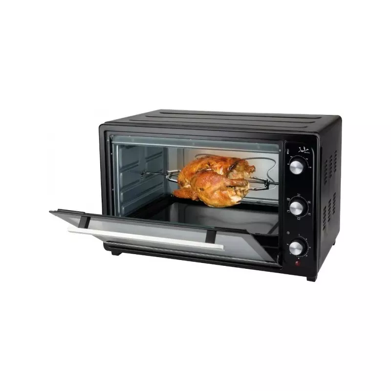 Horno de sobremesa Jata HN966 66 L con convección negro, diseño funcional con girador y panel de control fácil.