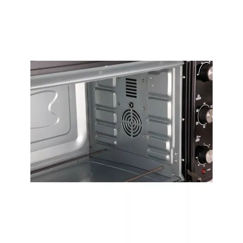 Horno de sobremesa Jata HN966 66 L con convección color negro, diseño compacto y eficiente, con interior de fácil limpieza.