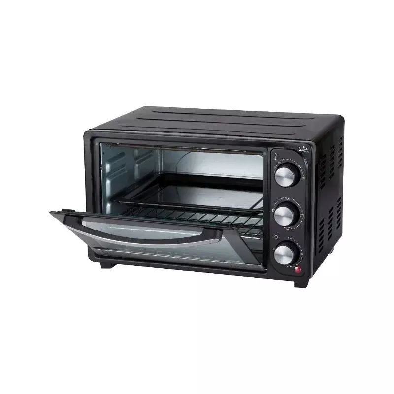 Horno de sobremesa Jata HN921 21 L 1.380 W negro con diseño compacto y bandeja de pyrex extraíble.