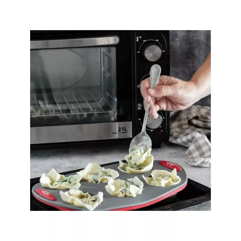 Horno de sobremesa Jata HN921 21 L 1.380 W color negro con grill y múltiples funciones de cocción.