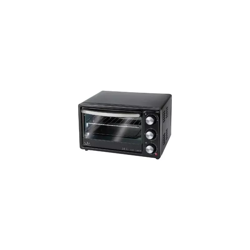 Horno de sobremesa Jata HN916 16 L 1.200 W negro con diseño compacto y fácil control de temperatura.