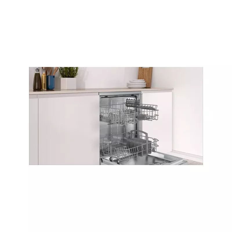 Lavavajillas Balay 3VS506IP 60 cm 12 servicios inox con acabado en acero inoxidable y diseño integrado.