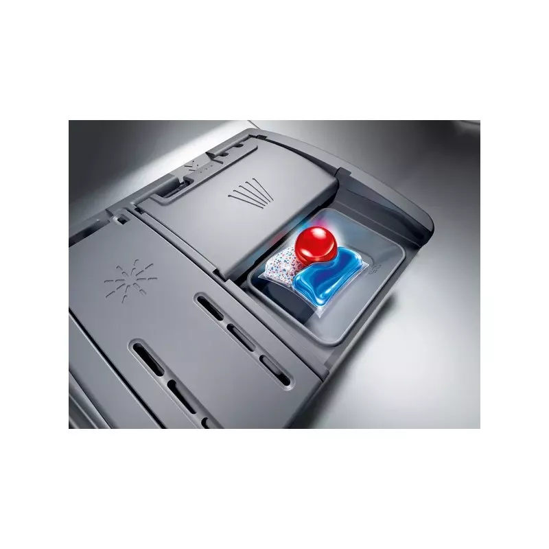 Lavavajillas Balay 3VS506IP 60 cm 12 servicios inox con compartimento para detergente eficiente y diseño moderno.