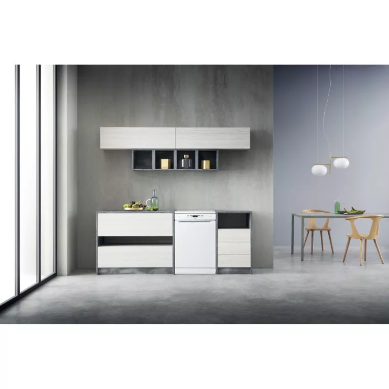 Lavavajillas Whirlpool WFC 3C34 P 14 servicios blanco, diseño moderno, acabado en color blanco, eficaz y eficiente.