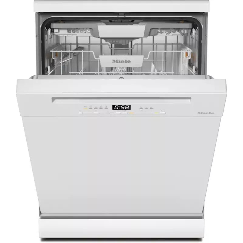 Lavavajillas Miele G 5410 SC 14 servicios clase B blanco con diseño elegante y acabado moderno, eficiente y funcional.