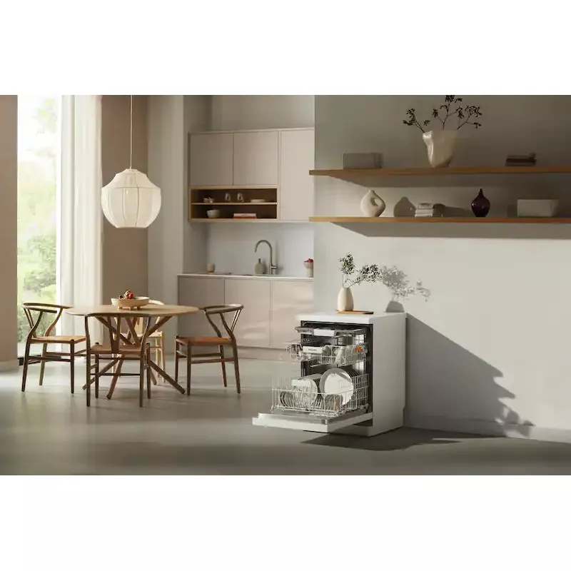 Lavavajillas Miele G 5410 SC 14 servicios clase B blanco, diseño moderno con panel frontal en acero inoxidable y eficiencia ener