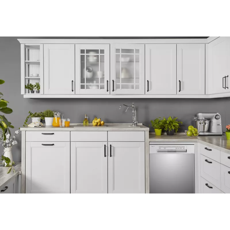 Lavavajillas Nevir NVR-LV1100-INOE 12 servicios inox, diseño moderno en acero inoxidable con acabado pulido.