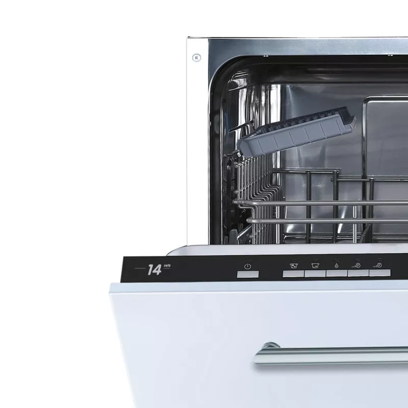 Lavavajillas integrable Edesa EDB-6130-I 60 cm 13 servicios color blanco con acabado en acero inoxidable y panel de control digi