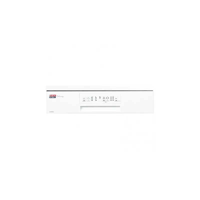 Lavavajillas New Pol NWD605W 12 servicios blanco con panel de control integrado y diseño moderno clase E