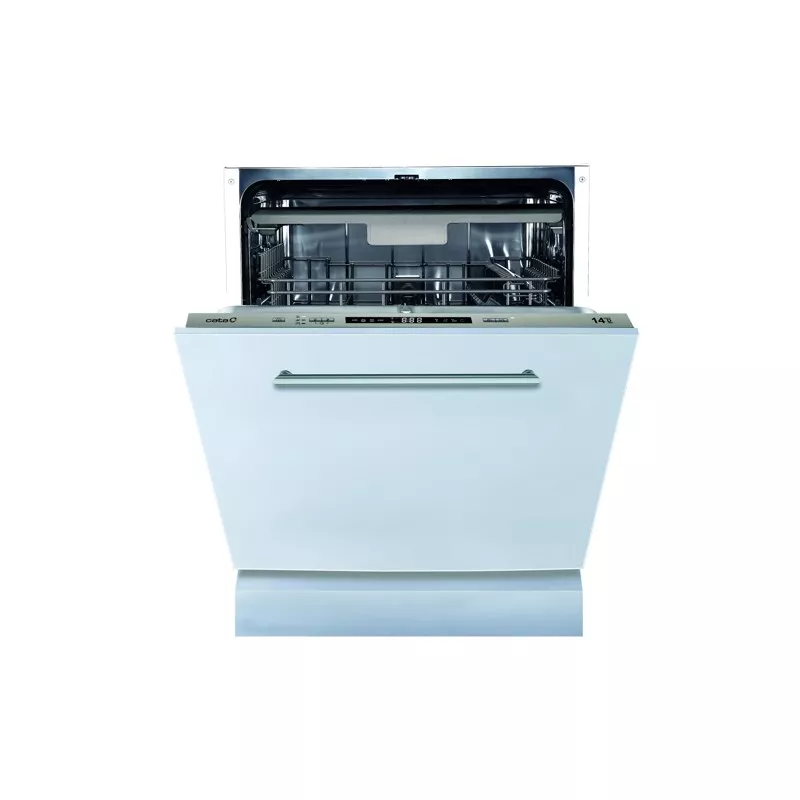 Lavavajillas integrable Cata LVI 62014 14 servicios 60 cm, color blanco, diseño moderno y acabado en acero inoxidable.