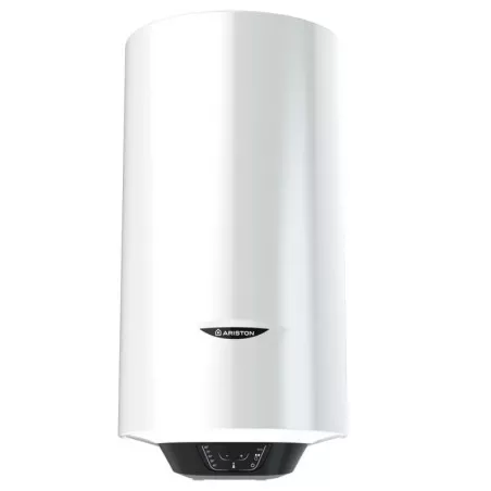 Termo Ariston Pro1 Eco Multis 50 Dry Slim 50 L 1800 W blanco con diseño estilizado y acabado en plástico resistente.