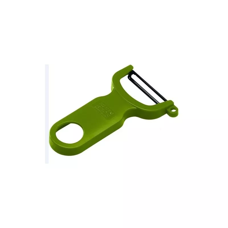 PELADOR VEGETALES VERDE 22237 KUHN RIKON con mango ergonómico y cuchilla de acero inoxidable para un pelado eficiente.