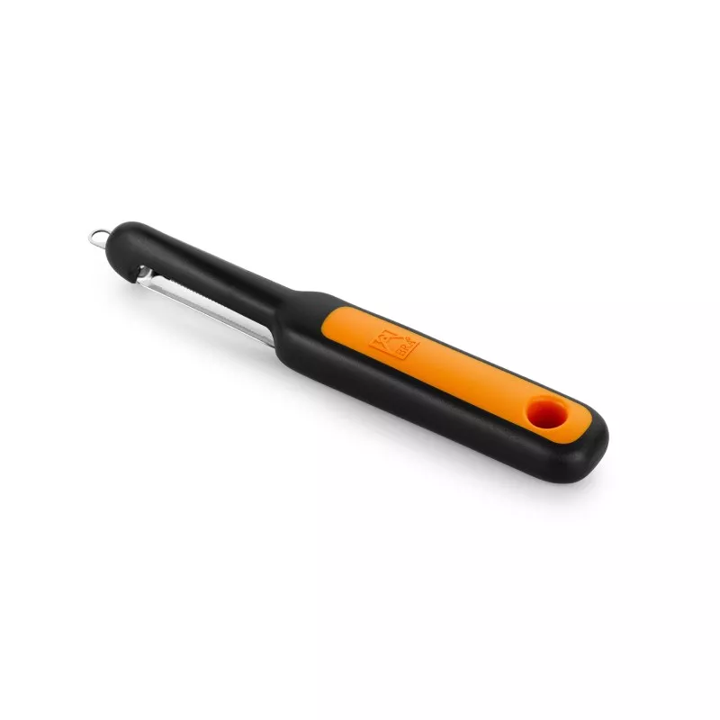 Pelador dentado BRA Efficient A195015 vertical, negro con mango ergonómico y diseño robusto para un pelado eficiente