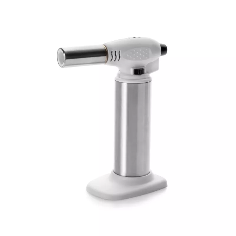 Soplete de cocina Ibili Elegance 738900 28 ml con acabado en acero inoxidable y diseño ergonómico.