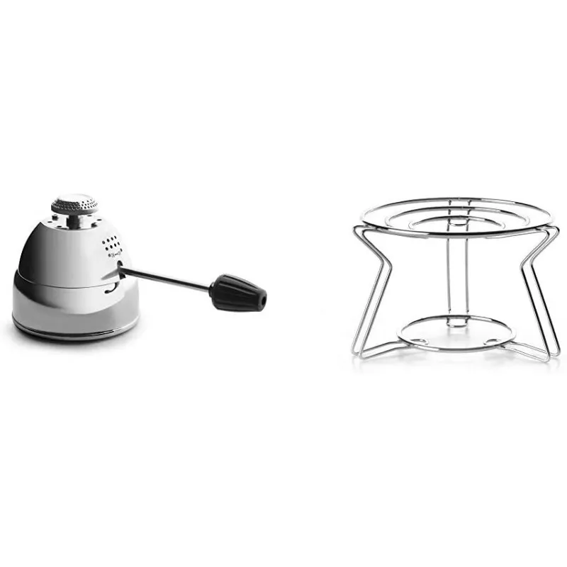 Quemador graduable Ibili Gourmet 704700 27 ml de acero inoxidable con acabado pulido y diseño moderno.