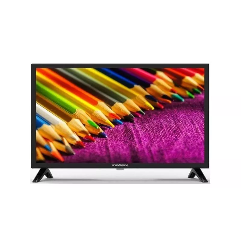 Smart TV Nordmende ND24S3800J 24\" HD Android 13 con diseño compacto y colores vívidos en pantalla LED.