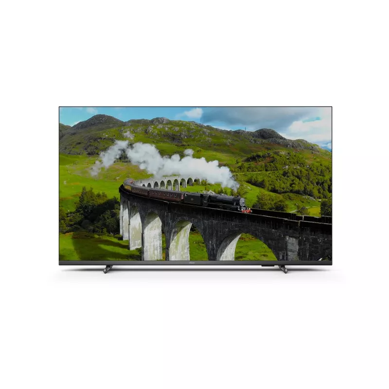 Smart TV Philips 50PUS7608/12 50\" LED 4K UHD con pantalla plana y diseño delgado en color negro