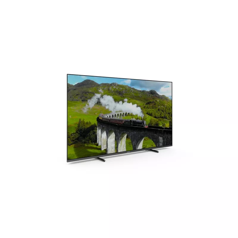 Smart TV Philips 50PUS7608/12 50\" LED 4K UHD con diseño delgado y acabado en negro brillante.