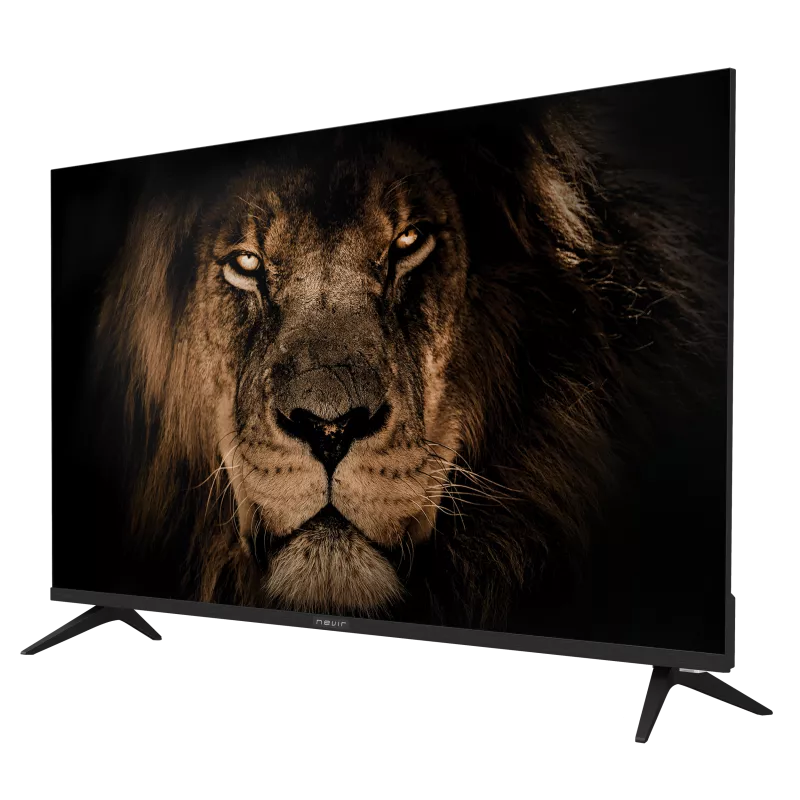 Smart TV Nevir NVR-8074 40\" Full HD Android 11 con diseño negro, pantalla delgada y material de plástico duradero