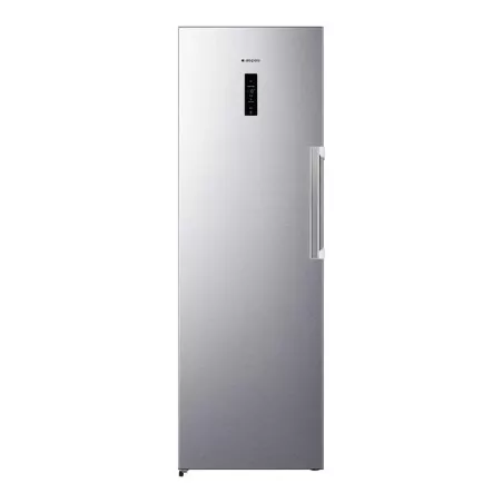 Congelador Aspes ACV185600ENFX 274 L No Frost inox de acero inoxidable con diseño vertical y panel digital.