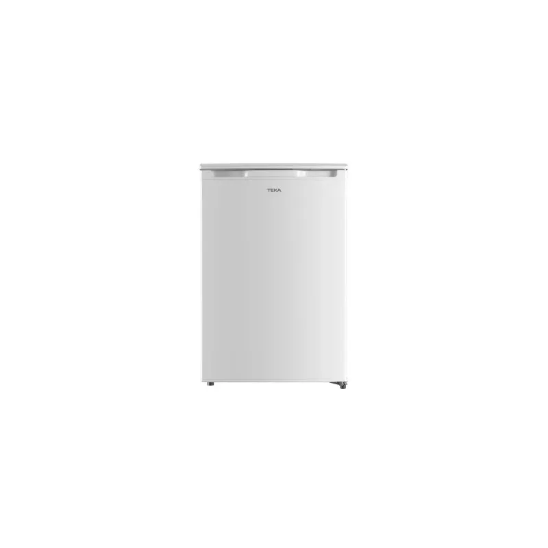 Congelador Teka RSF 10080 EU 86 L Inverter blanco con diseño compacto y acabado liso, ideal para mantener alimentos congelados.