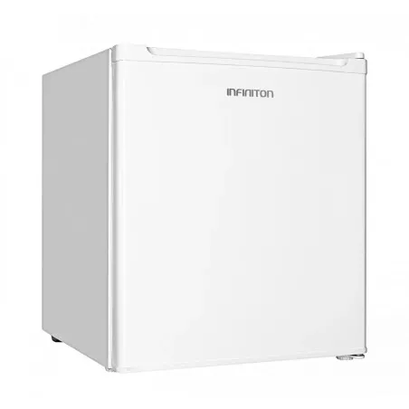 Congelador compacto Infiniton CV-50W 33 L blanco con diseño cuadrado, acabado liso y eficiente para ahorrar espacio