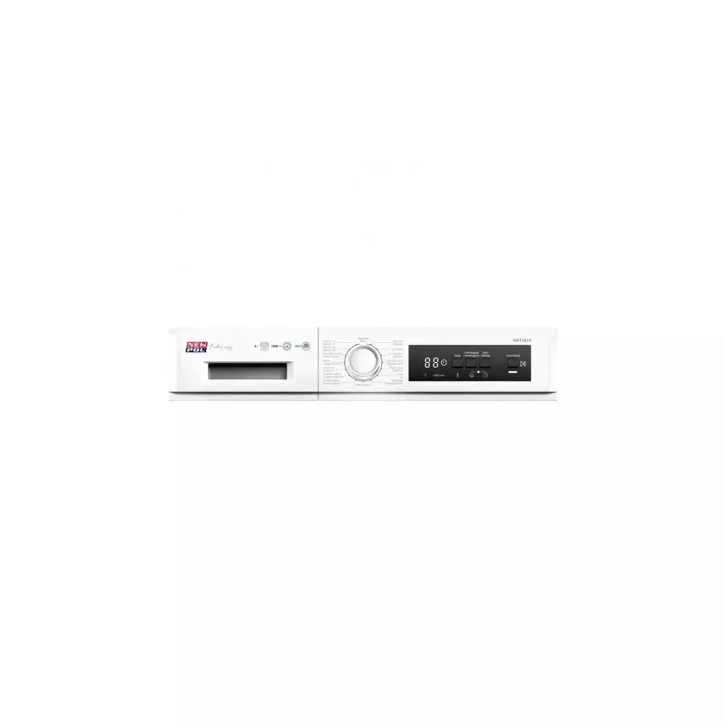 Lavadora Newpol NWT0810 8 kg 1000 rpm clase D blanca con panel digital y diseño moderno